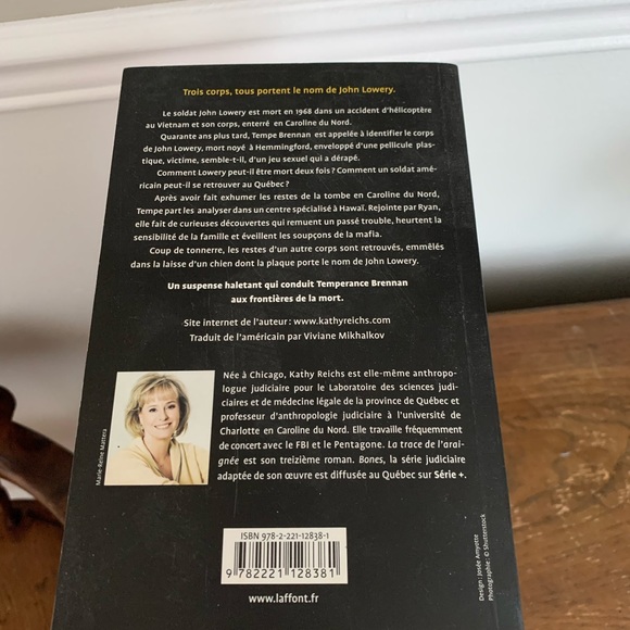 Livre La Trace de l’Araignee Kathy Reichs - Picture 3 of 5